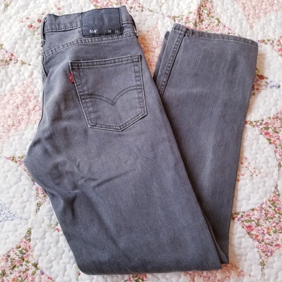 Levi's Other - Levi's 514 Straight Leg Gray Jeans 28x30
